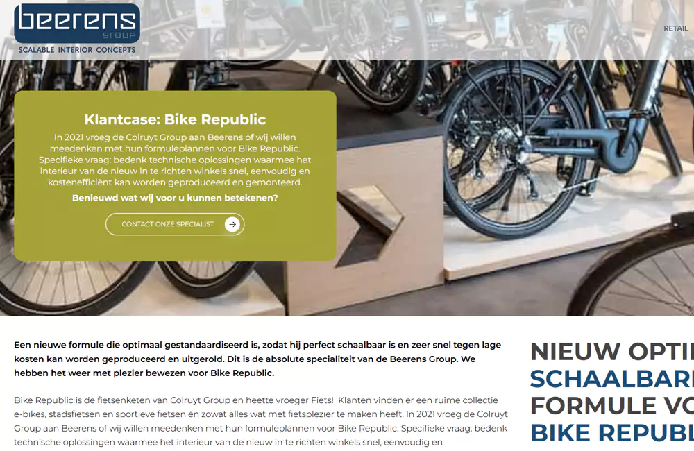 Beerens Group Bike Tekstschrijver Eindhoven